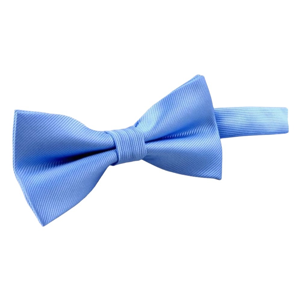 Men Formal Wear With Tie - เนคไทแฟชั่นสีพื้นแบบผูกโบว์ ผ้าซาตินทรงสลิม ปรับได้ เหมาะสำหรับงานทางการ ใช้ได้ทั้งชายและหญิง