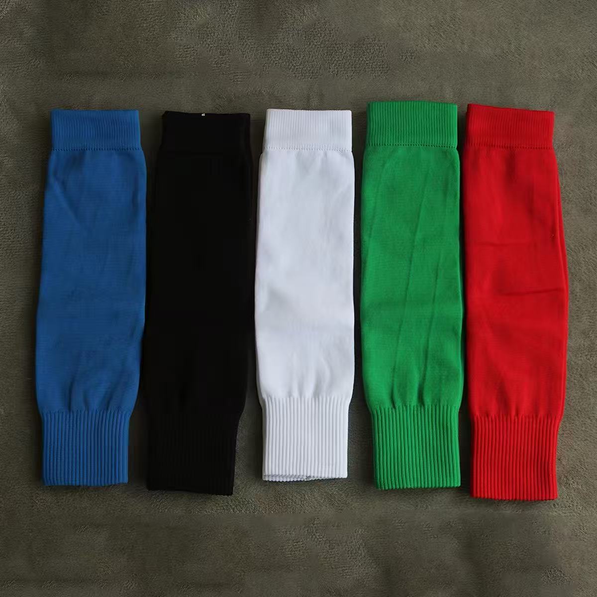 Sock Garter Men - 1 คู่ ถุงเท้ากันกระแทกสำหรับฟุตบอล ระบายอากาศได้ดี ปลอกขาสำหรับผู้ใหญ่และเด็ก อุปกรณ์ป้องกันหน้าแข้งและน่องสำหรับกีฬา