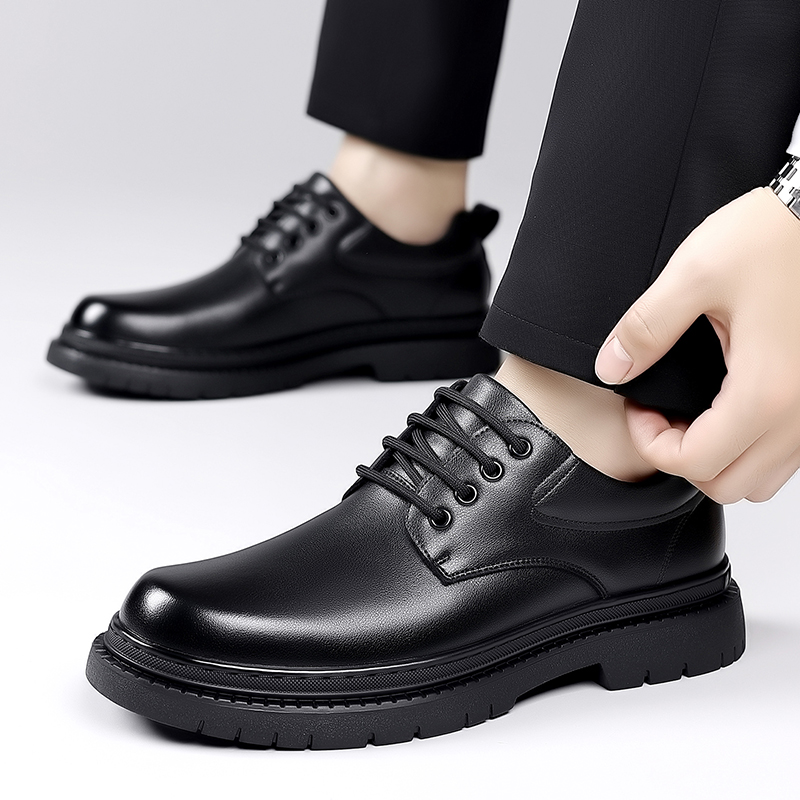 รองเท้าหนังผู้ชายสไตล์ลำลอง ใส - Formal Men Daily Wear Footwear บทวิจารณ์และราคา