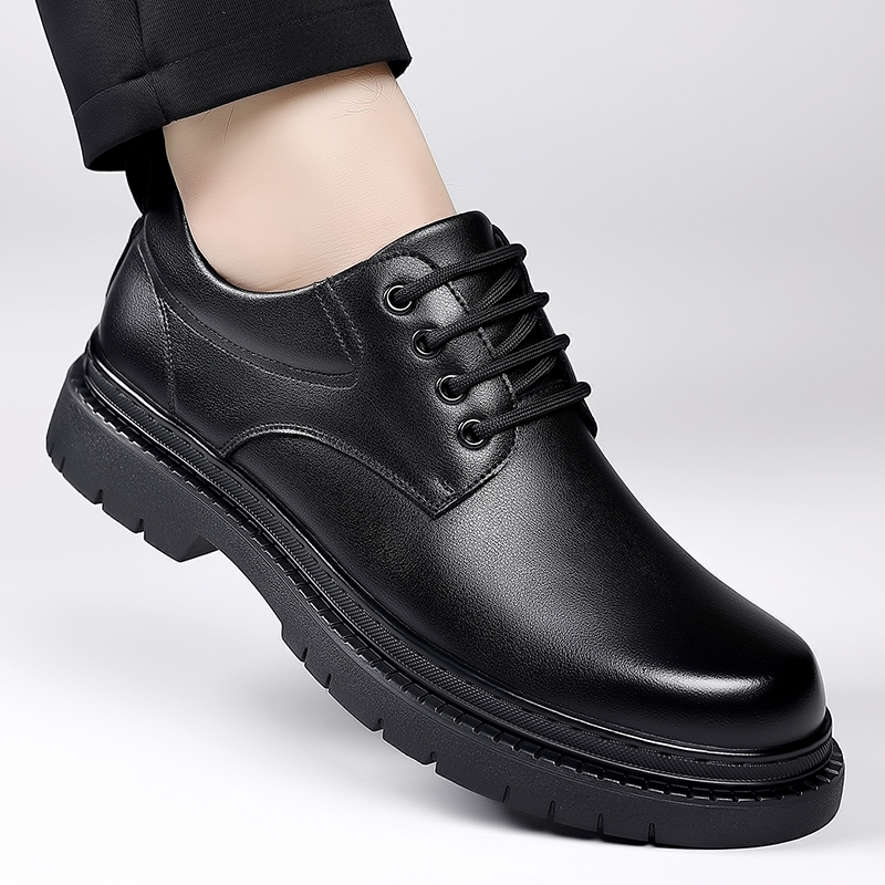รองเท้าหนังผู้ชายสไตล์ลำลอง ใส - Formal Men Daily Wear Footwear บทวิจารณ์และราคา