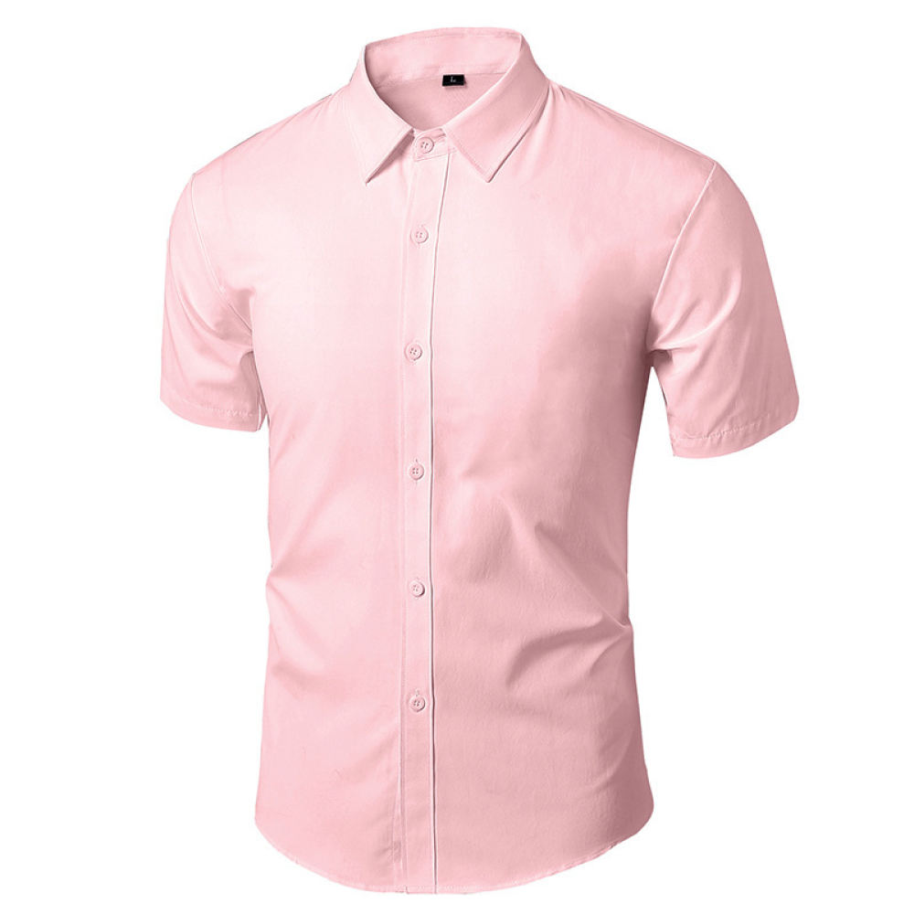 เสื้อเชิ้ตผู้ชายทรงสลิมฟิต แขน - Men Formal Office Wear Shirts บทวิจารณ์และราคา