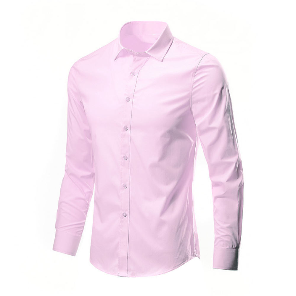 เสื้อเชิ้ตผู้ชายทรงสลิมฟิต แขน - Men Formal Office Wear Shirts บทวิจารณ์และราคา