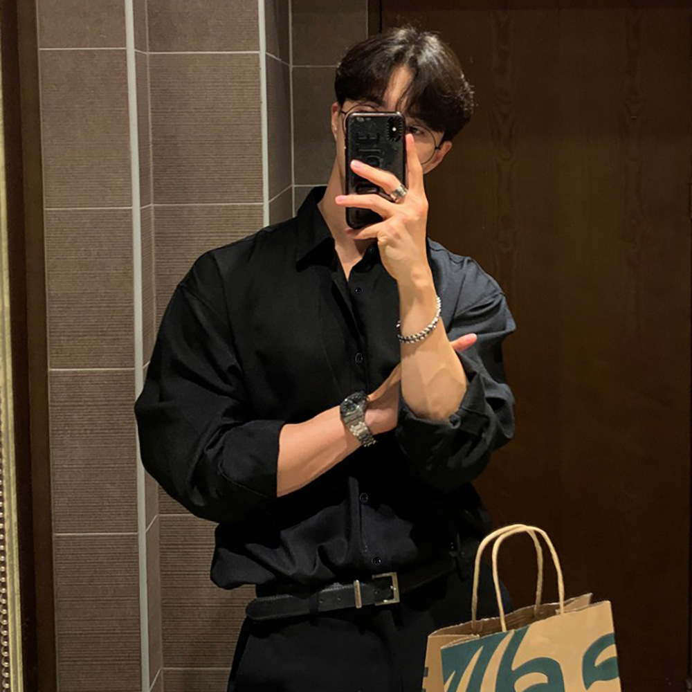 เสื้อเชิ้ตแขนยาวสำหรับผู้ชาย ส - Men Formal Office Wear Shirts บทวิจารณ์และราคา