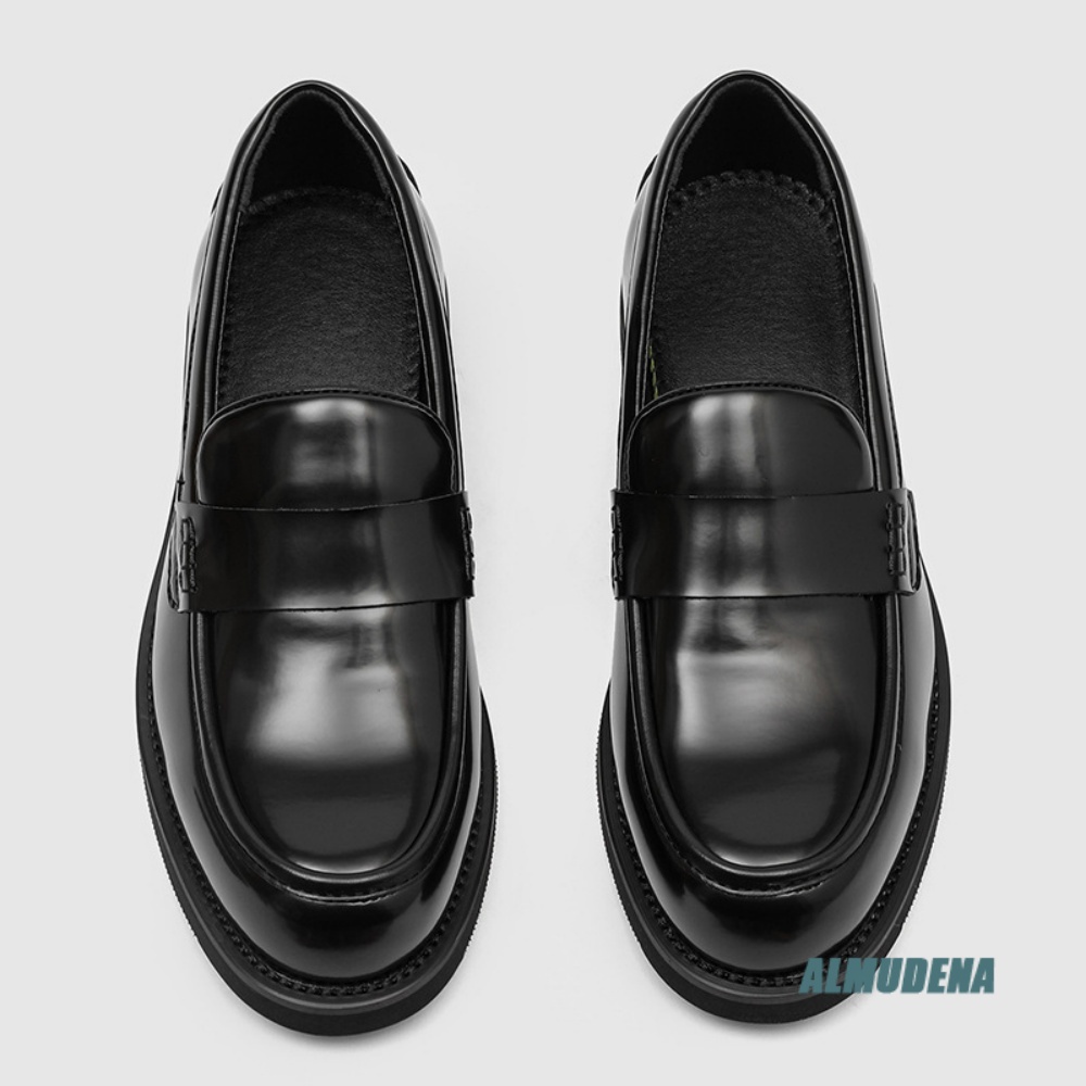 รองเท้าโลฟเฟอร์หัวกลมสำหรับผู้ - Formal Men Daily Wear Shoes บทวิจารณ์และราคา