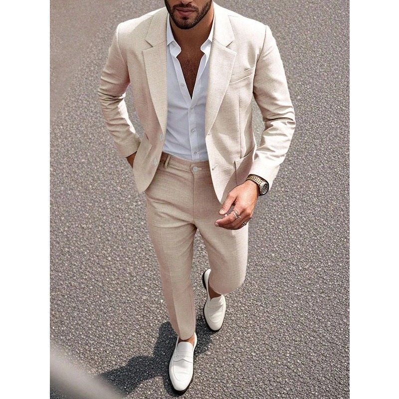 ชุดสูทและกางเกงสีพื้นสำหรับนัก - Men Formal Wear Outfits บทวิจารณ์และราคา