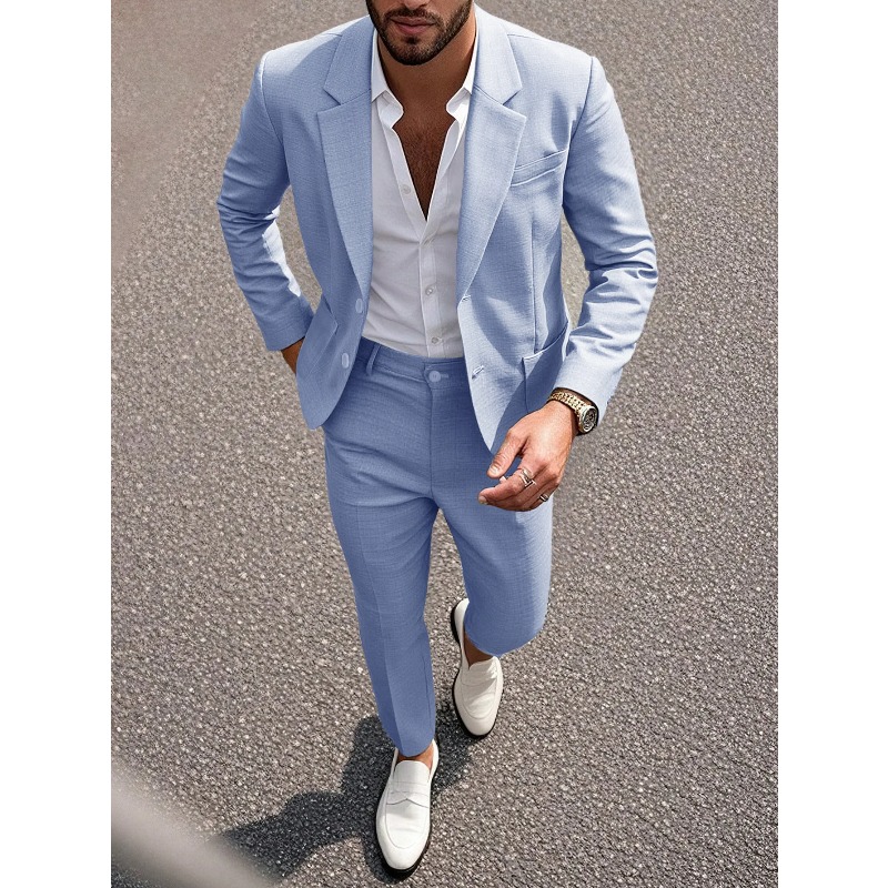 ชุดสูทและกางเกงสีพื้นสำหรับนัก - Men Formal Wear Outfits บทวิจารณ์และราคา