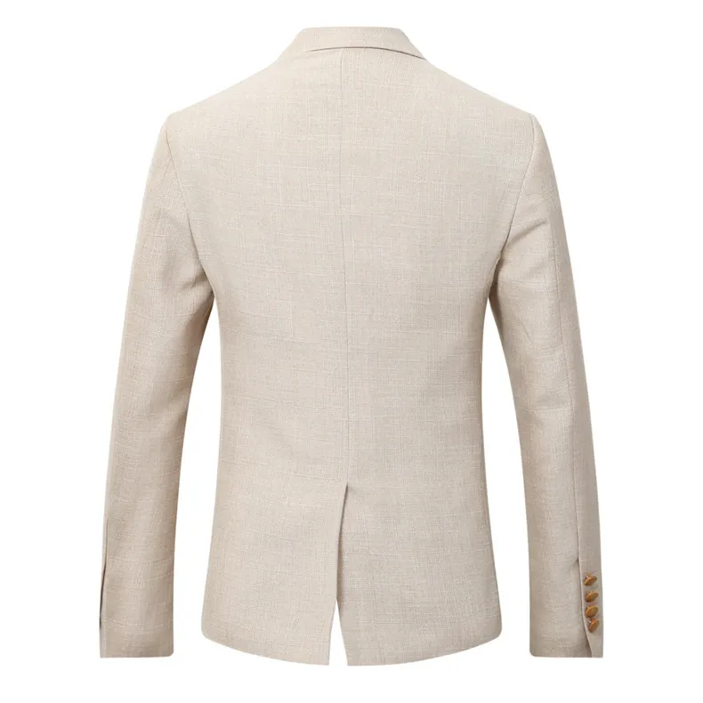 ชุดสูทชายหาดผ้าลินินแบบลำลองขอ - Men Linen Formal Wear บทวิจารณ์และราคา