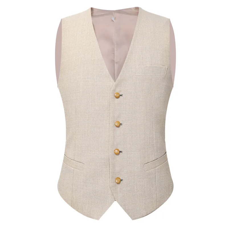 ชุดสูทชายหาดผ้าลินินแบบลำลองขอ - Men Linen Formal Wear บทวิจารณ์และราคา