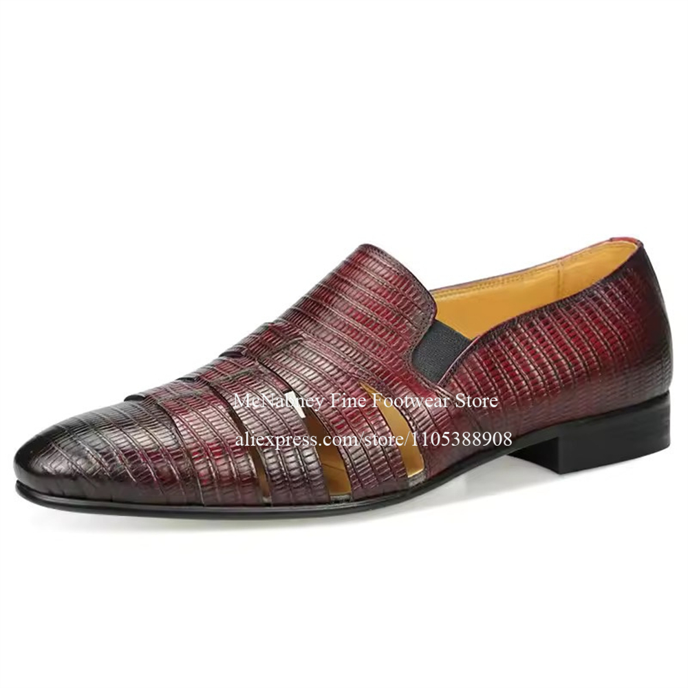รองเท้าโลฟเฟอร์หนังจระเข้สีดำเ - Formal Men Daily Wear Shoes บทวิจารณ์และราคา