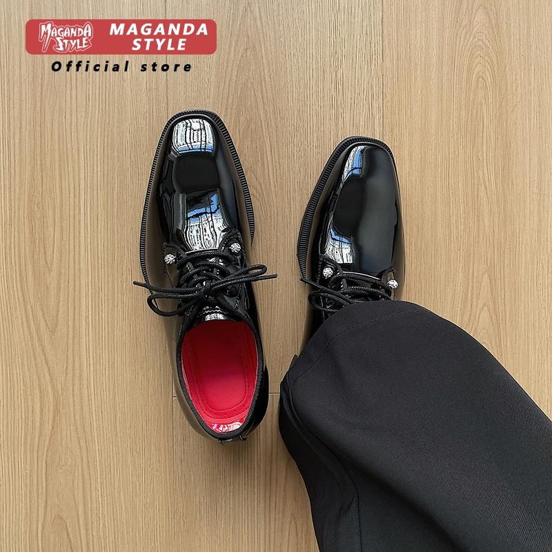 รองเท้าหนังเดอร์บี้แบบใหม่สำหร - Formal Men Daily Wear Shoes บทวิจารณ์และราคา