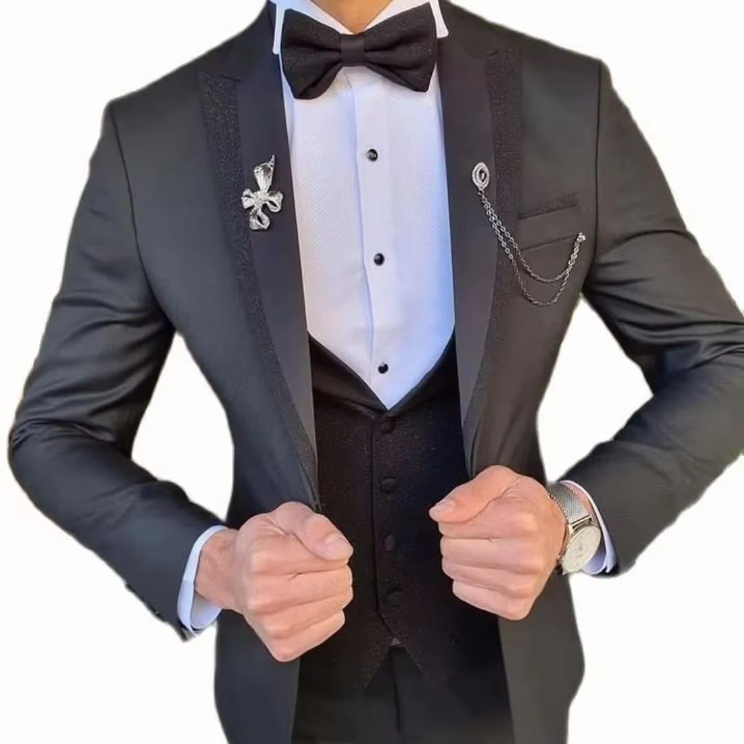 ชุดทักซิโด้ผู้ชายทรงเข้ารูป 3  - Men'S Formal Wear Not Suit บทวิจารณ์และราคา