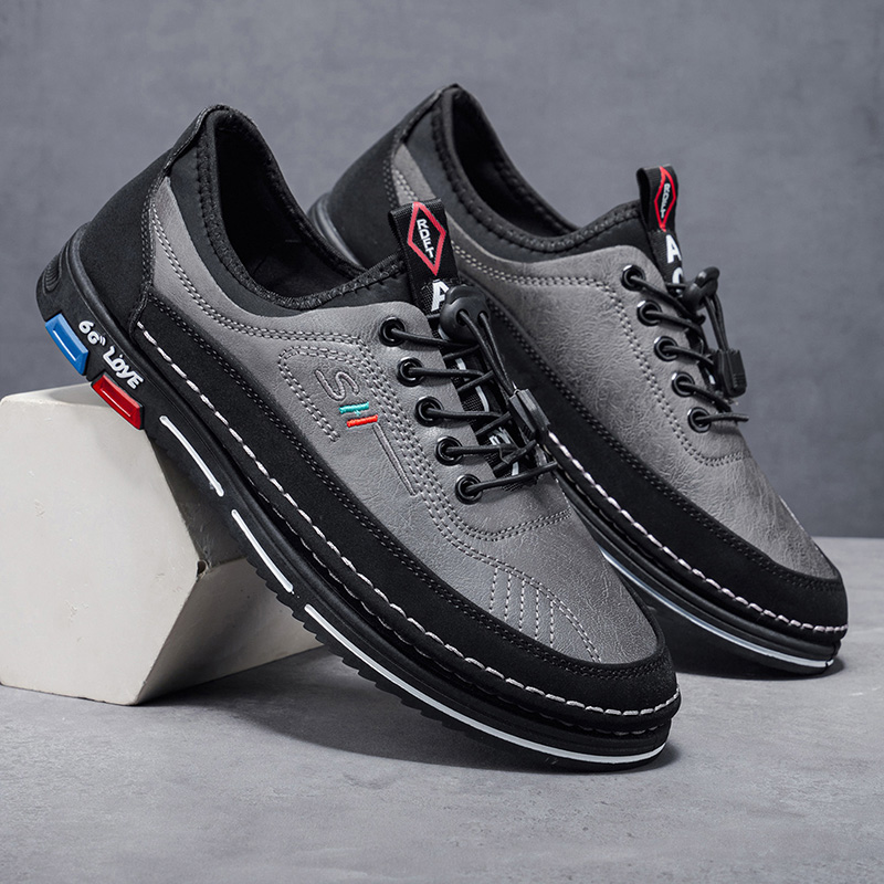 รองเท้าทางการผู้ชายสไตล์วินเทจ - Formal Men Daily Wear Shoes บทวิจารณ์และราคา