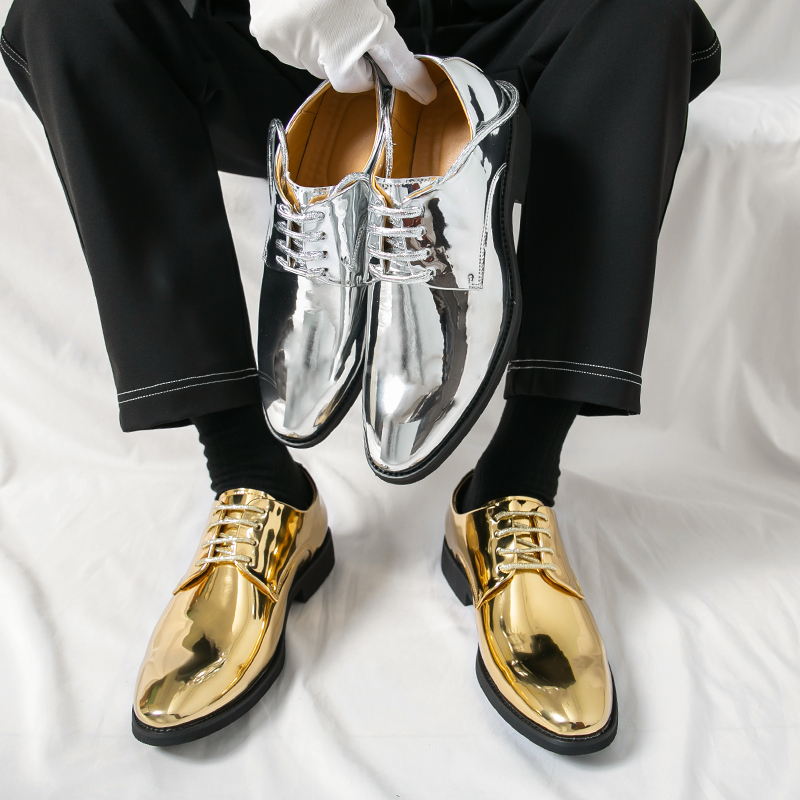 รองเท้าเดอร์บี้แฟชั่นสำหรับผู้ - Men Formal Wear With Tie บทวิจารณ์และราคา