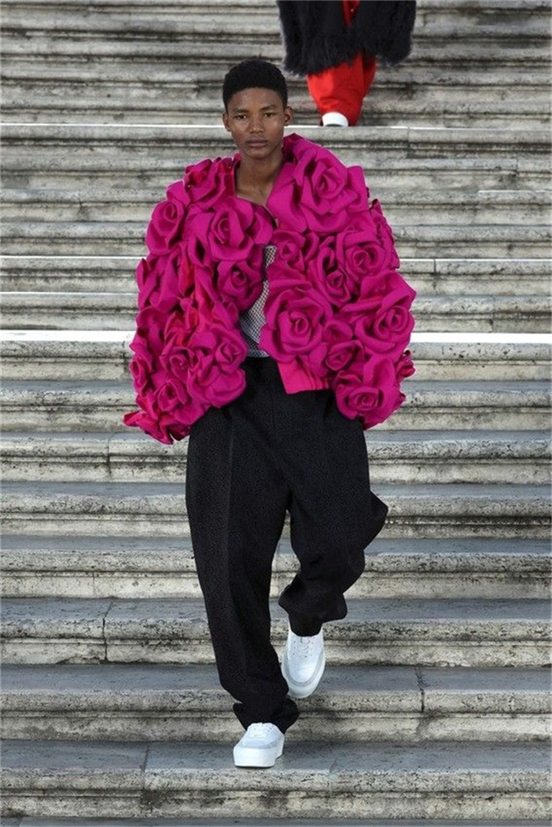 Rose สีชมพูผู้ชายชุดกางเกงชุด  - Men Formal Wear Pink บทวิจารณ์และราคา