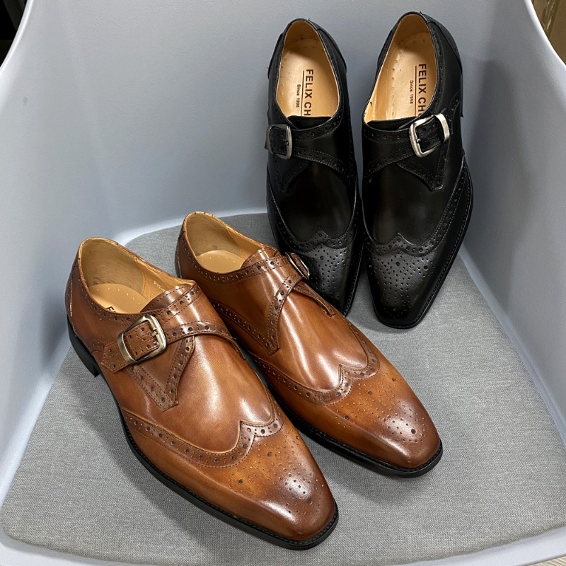 รองเท้าลำลองผู้ชาย หนังแกะสลัก - Men Formal Wear Outfits บทวิจารณ์และราคา