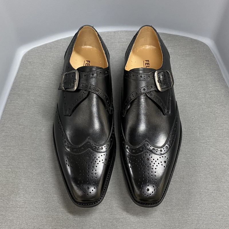 รองเท้าลำลองผู้ชาย หนังแกะสลัก - Men Formal Wear Outfits บทวิจารณ์และราคา