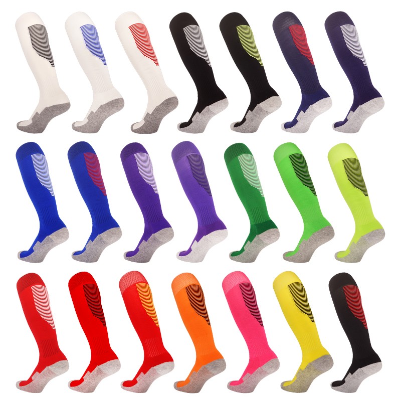ถุงเท้าเตะฟุตบอลกีฬาลายทางสำหร - Sock Garter Men บทวิจารณ์และราคา