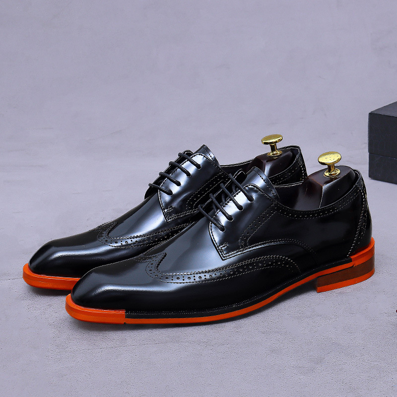 รองเท้าหนังแท้ผู้ชายแบบอ็อกซ์ฟ - Formal Men Daily Wear Footwear บทวิจารณ์และราคา