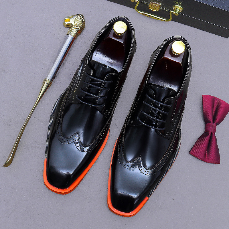 รองเท้าหนังแท้ผู้ชายแบบอ็อกซ์ฟ - Formal Men Daily Wear Footwear บทวิจารณ์และราคา