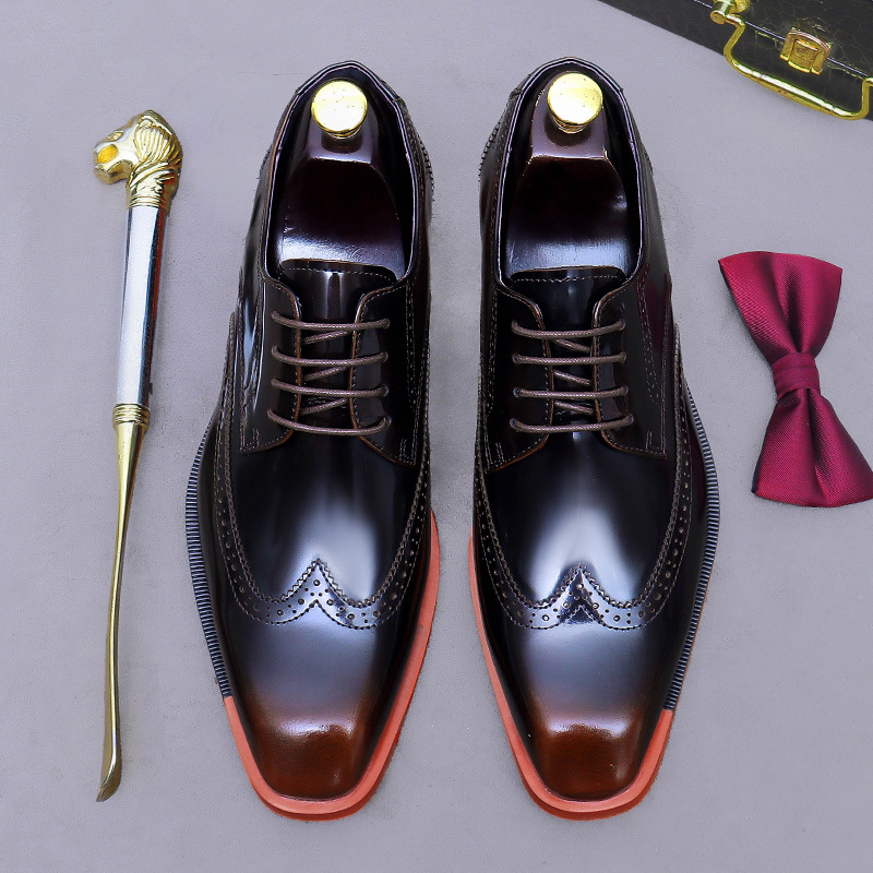 รองเท้าหนังแท้ผู้ชายแบบอ็อกซ์ฟ - Formal Men Daily Wear Footwear บทวิจารณ์และราคา
