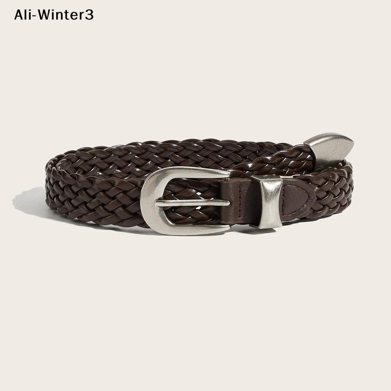 【Y】เข็มขัดหนังถักสไตล์เรโทรพัง - Men'S Formal Wear Belt บทวิจารณ์และราคา