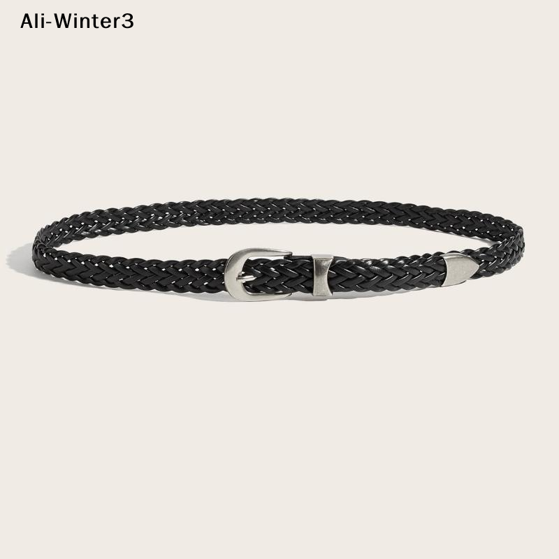 【Y】เข็มขัดหนังถักสไตล์เรโทรพัง - Men'S Formal Wear Belt บทวิจารณ์และราคา