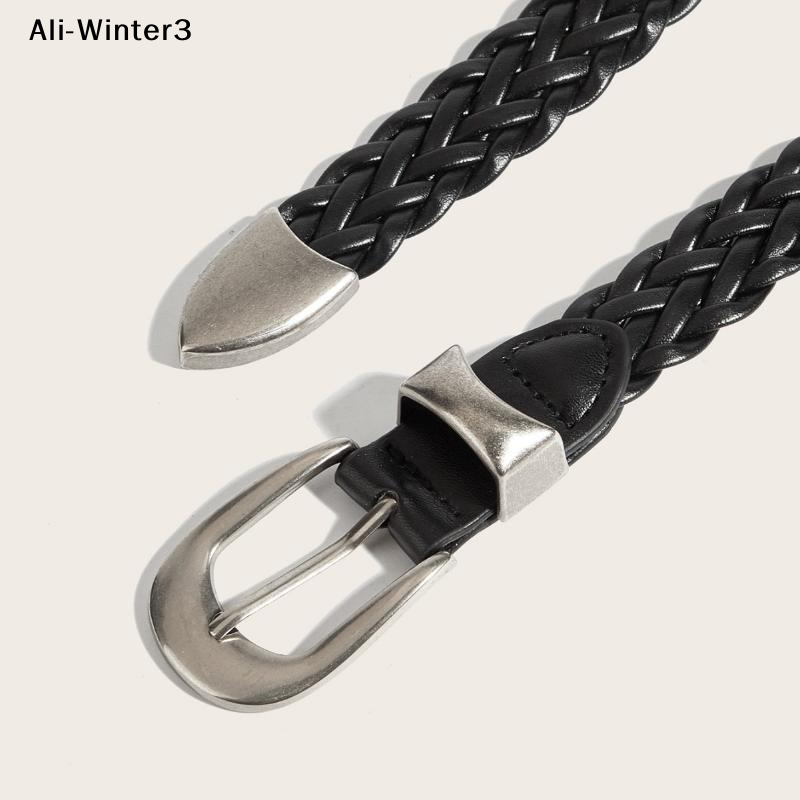 【Y】เข็มขัดหนังถักสไตล์เรโทรพัง - Men'S Formal Wear Belt บทวิจารณ์และราคา