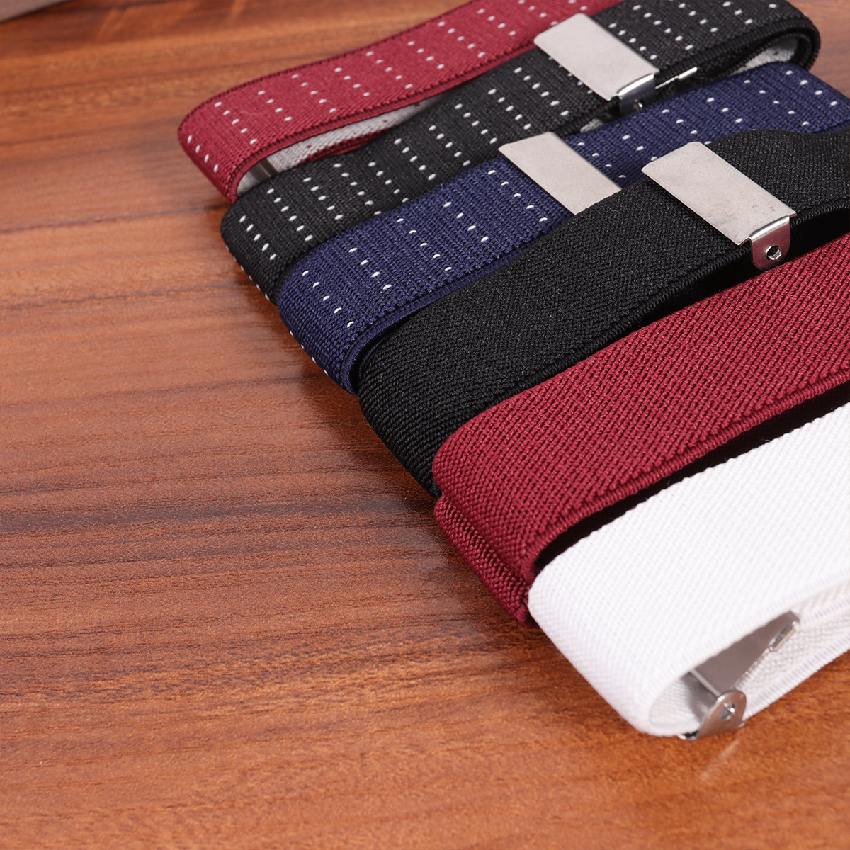 1 คู่ สายรัดแขนเสื้อสีดำ ไม่ปร - Men Formal Office Wear Shirts บทวิจารณ์และราคา