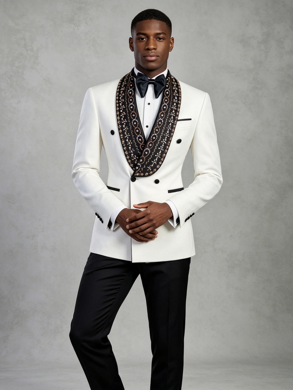 ชุดสูทผู้ชายแบบกระดุมสองแถวประ - Men Formal Wear Outfits บทวิจารณ์และราคา