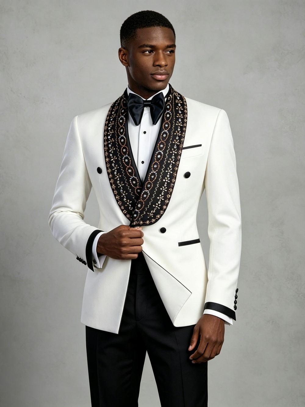 ชุดสูทผู้ชายแบบกระดุมสองแถวประ - Men Formal Wear Outfits บทวิจารณ์และราคา