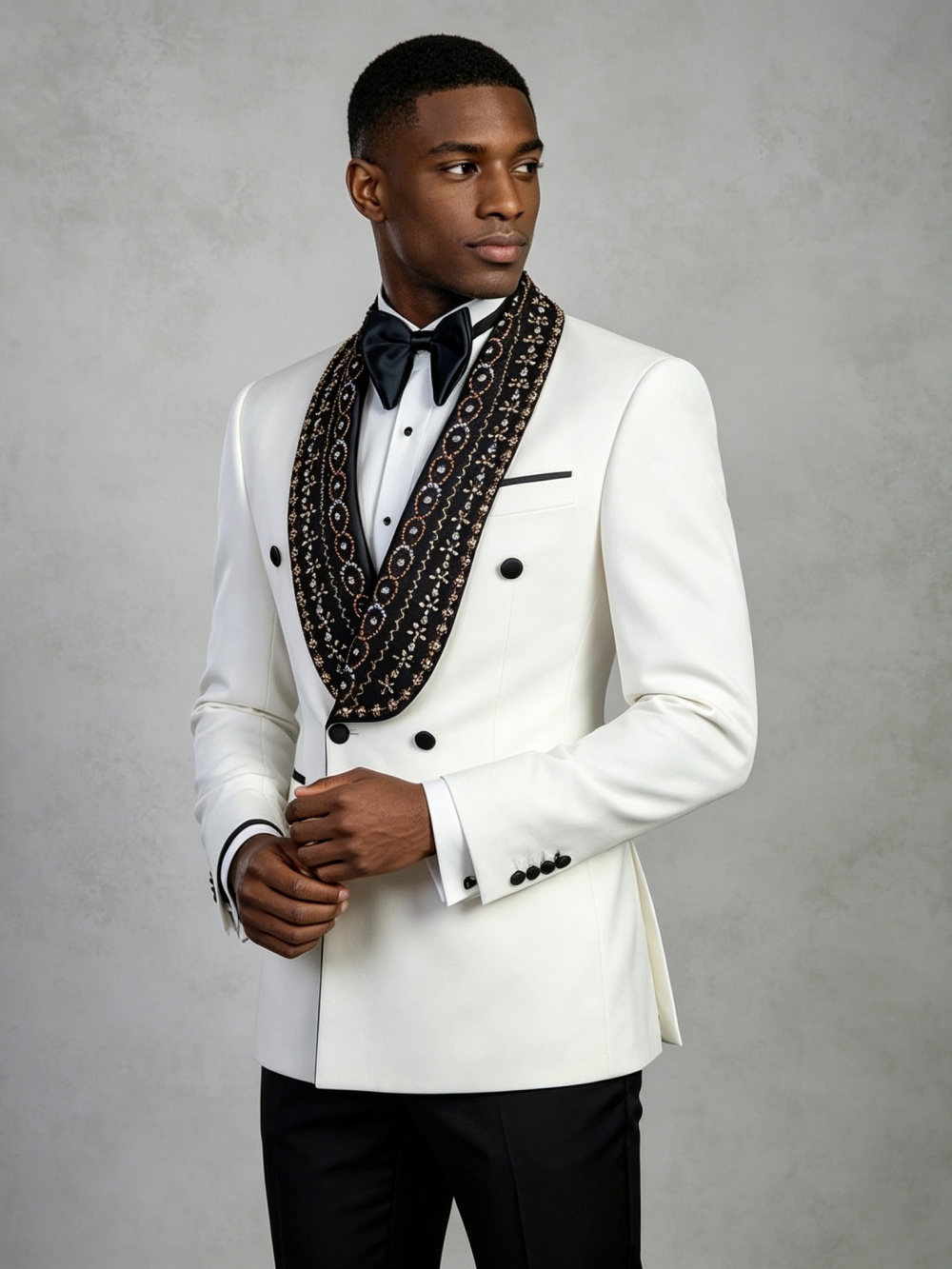 ชุดสูทผู้ชายแบบกระดุมสองแถวประ - Men Formal Wear Outfits บทวิจารณ์และราคา