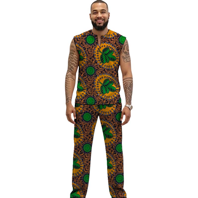 ชุดเสื้อกล้ามและกางเกงลายแอฟริ - Men Formal Wear Outfits บทวิจารณ์และราคา