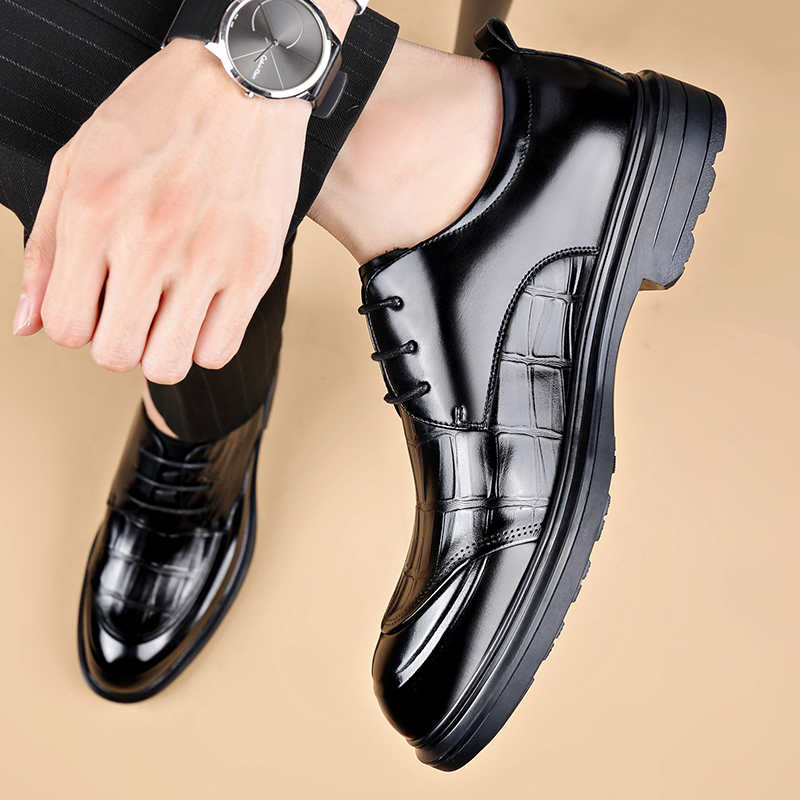 รองเท้าหนังสำหรับผู้ชาย ดีไซน์ - Formal Men Daily Wear Footwear บทวิจารณ์และราคา