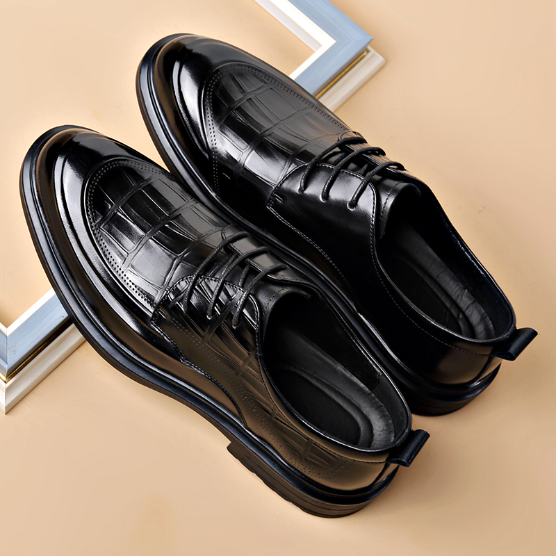 รองเท้าหนังสำหรับผู้ชาย ดีไซน์ - Formal Men Daily Wear Footwear บทวิจารณ์และราคา