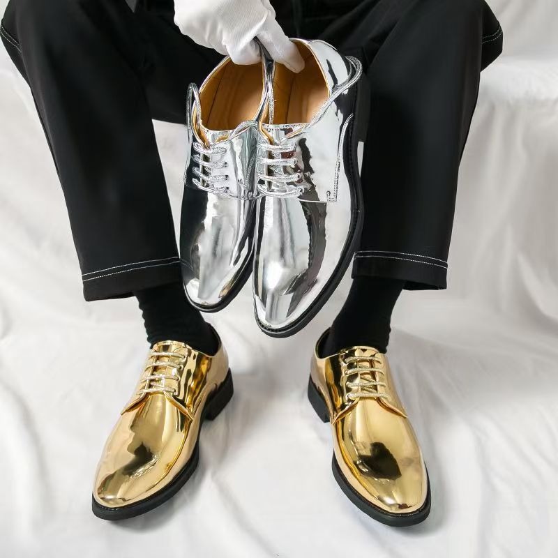 รองเท้าหนังทรงแหลมสำหรับผู้ชาย - Formal Men Daily Wear Shoes บทวิจารณ์และราคา