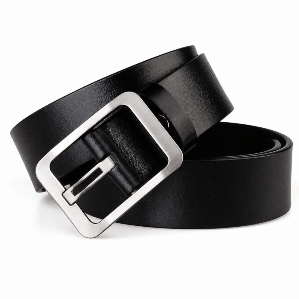 เข็มขัดหนัง PU สไตล์คลาสสิกสำห - Men'S Formal Wear Belt บทวิจารณ์และราคา